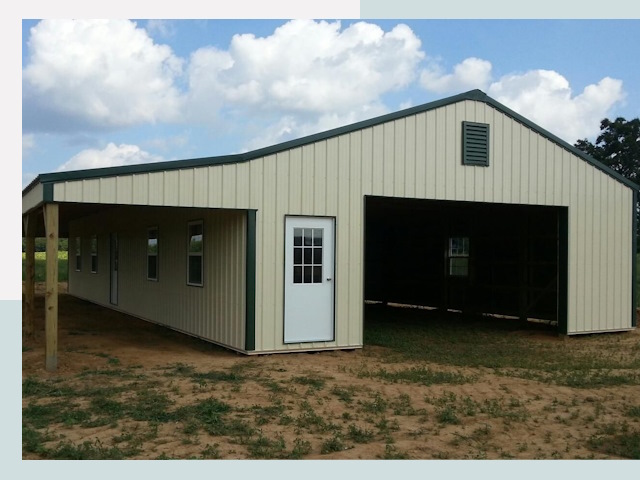 Строительство конюшен в Климовске