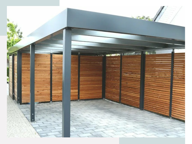 Навесы для парковки в Климовске