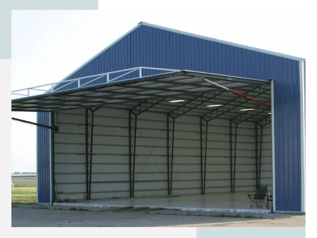 Прямо стенные ангары в Климовске