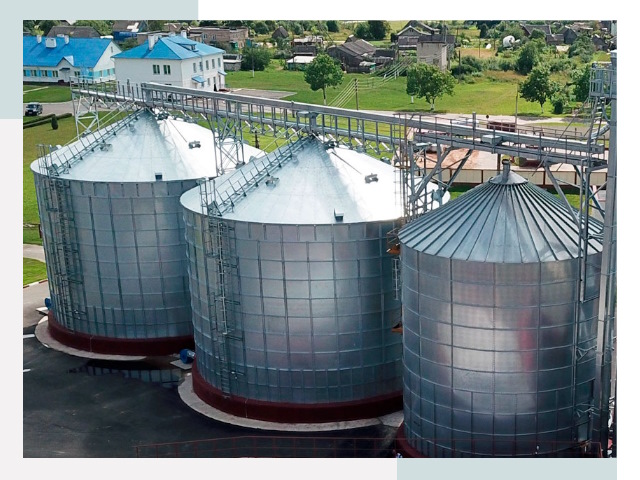 Металлические силосы в Климовске