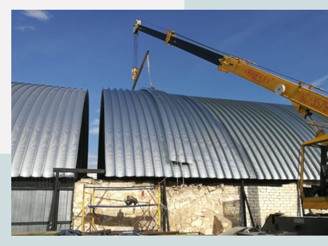 Реконструкция ангаров в Климовске от 608 руб.