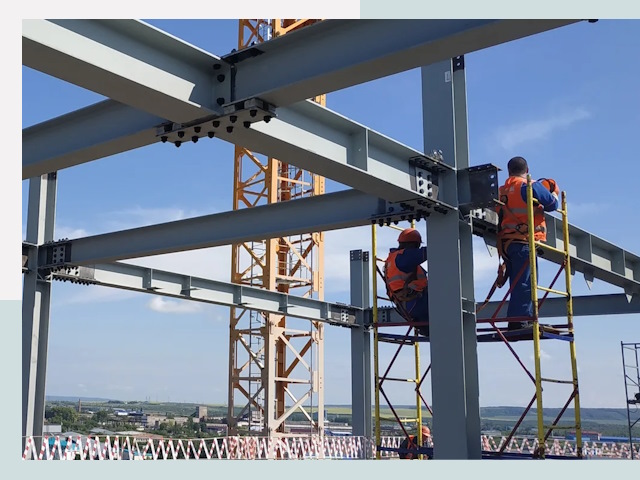 Монтаж металлоконструкций в Климовске