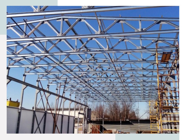 Металлокаркасы для складов в Климовске